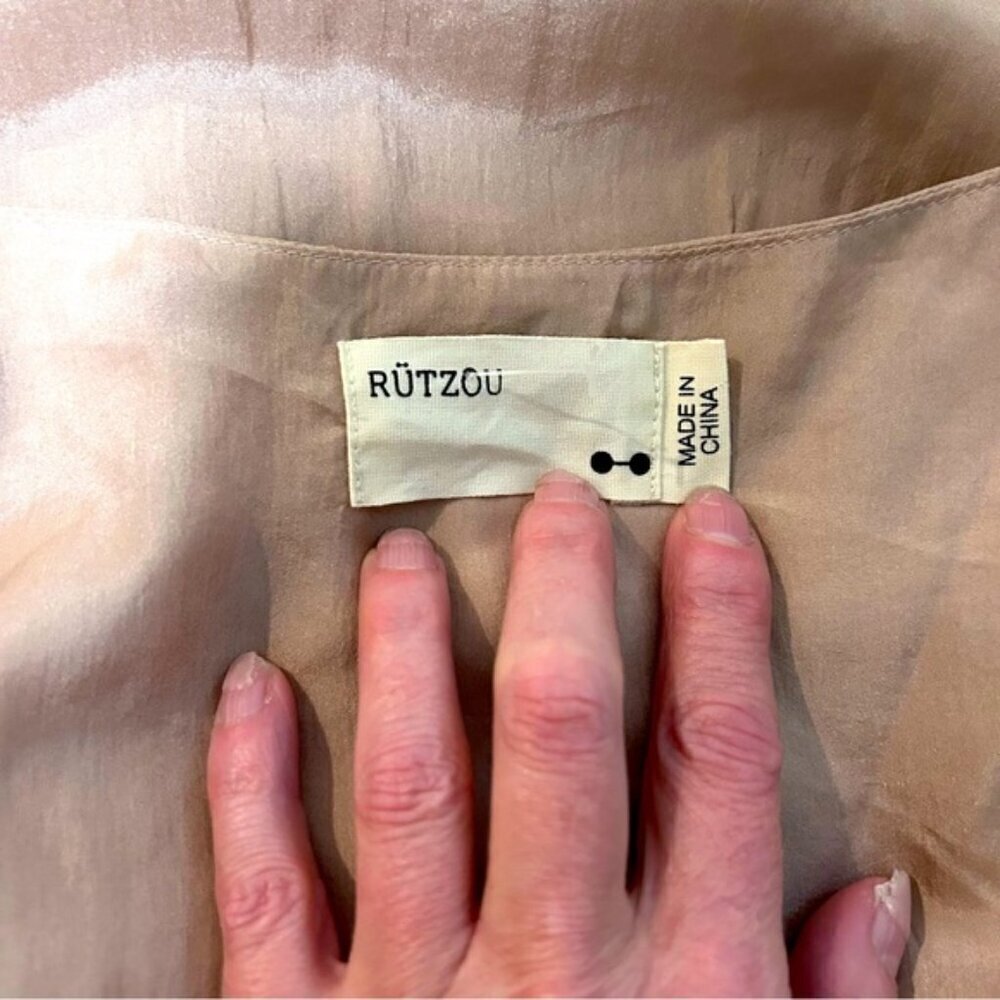 Rutzou Silk Slip Dress (c) - Picture 5 of 6